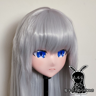(RB358)Customize Full Head Quality Handmade Female/Girl Resin Japanese Anime Cartoon Character Kig Cosplay Kigurumi Mask (RB358)Customize Full Head Quality Handmade Female/Girl Resin Japanese Anime Cartoon Character Kig Cosplay Kigurumi Mask